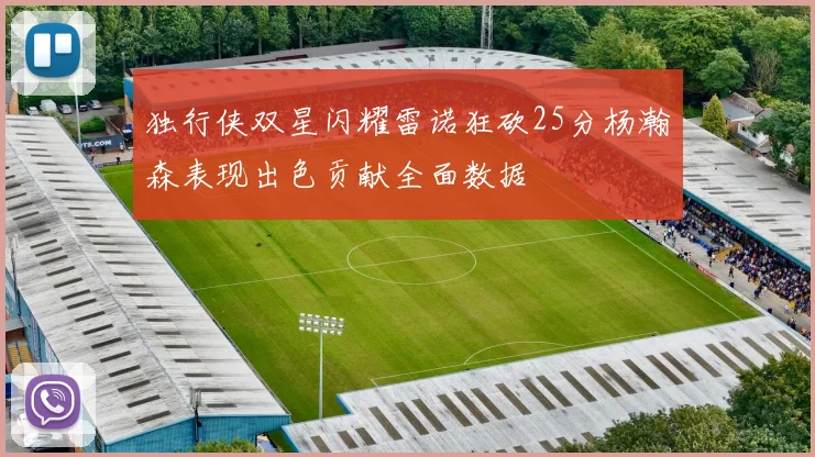 独行侠双星闪耀雷诺狂砍25分杨瀚森表现出色贡献全面数据