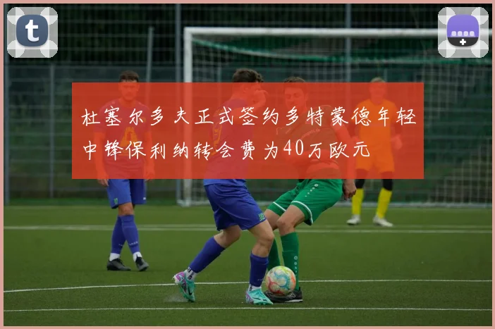 杜塞尔多夫正式签约多特蒙德年轻中锋保利纳转会费为40万欧元